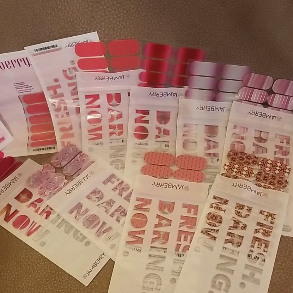 Jamberry Nail Strips- full sets- perfect condition